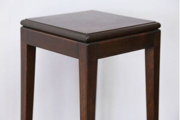 アンティーク雑貨　アンティーク 古い木の上品な高脚花台(サイドテーブル)