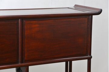 アンティーク家具　古民具・骨董 1970年頃　唐木製の高級茶棚(茶箪笥、飾り棚)