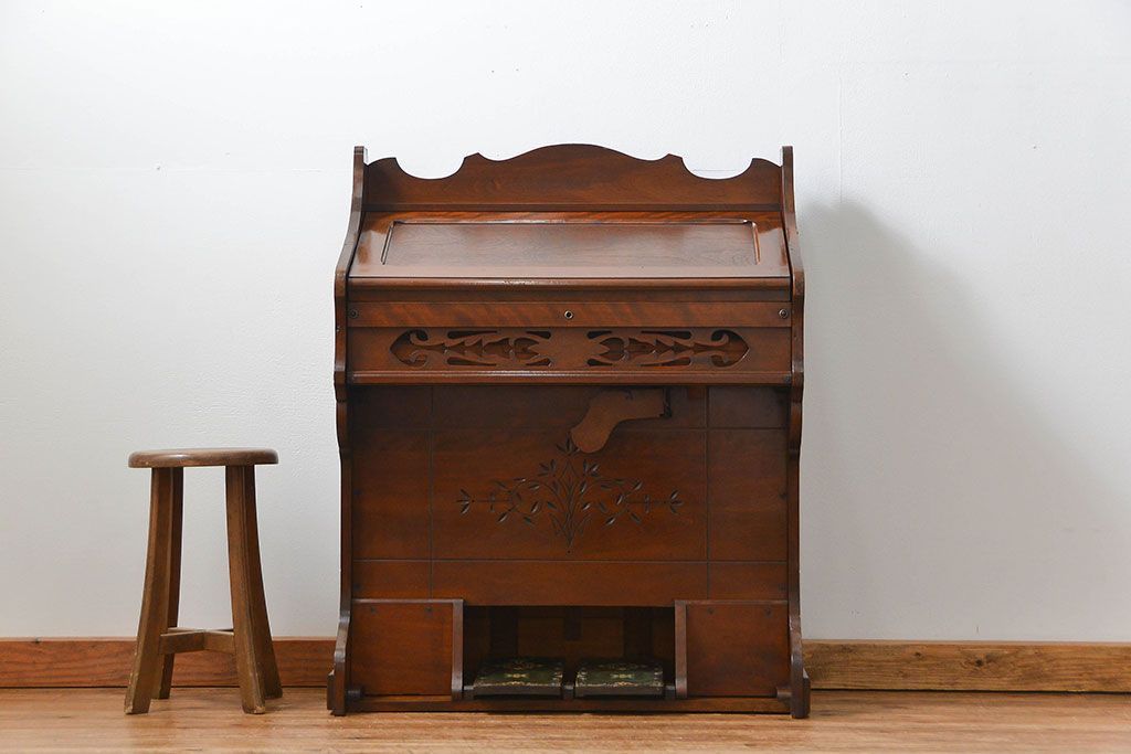 アンティーク雑貨　ジャンク 山葉(ヤマハ)製のアンティークオルガン(日本楽器)