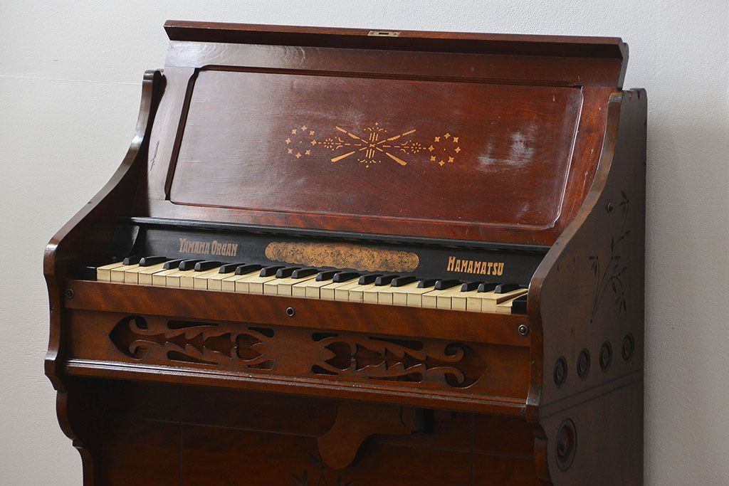 アンティーク雑貨　ジャンク 山葉(ヤマハ)製のアンティークオルガン(日本楽器)
