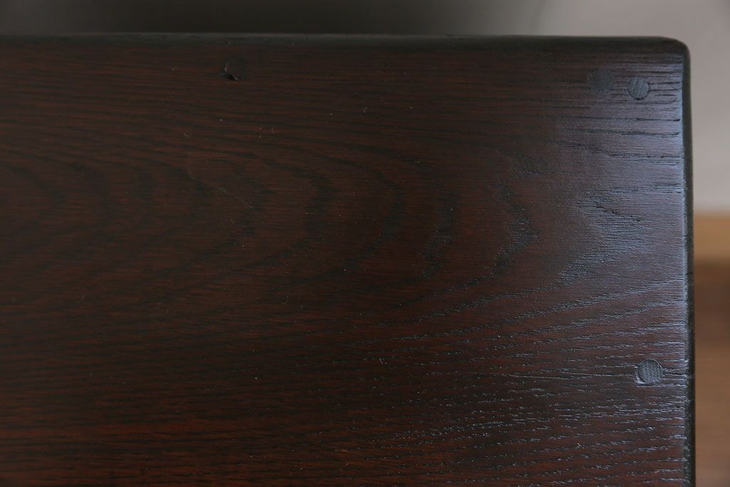 アンティーク雑貨　アンティーク 古いナラ材の木製冷蔵庫