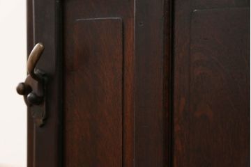 アンティーク雑貨　アンティーク 古いナラ材の木製冷蔵庫