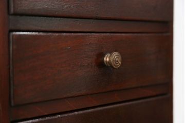 レトロ家具　昭和レトロ 古い木のシンプルなアンティーク三段小引き出し