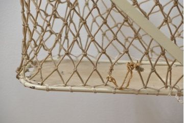 アンティーク家具　フランスアンティーク　小振りなフォールディングベビーベッド