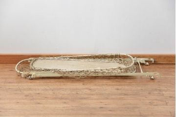 アンティーク家具　フランスアンティーク　小振りなフォールディングベビーベッド