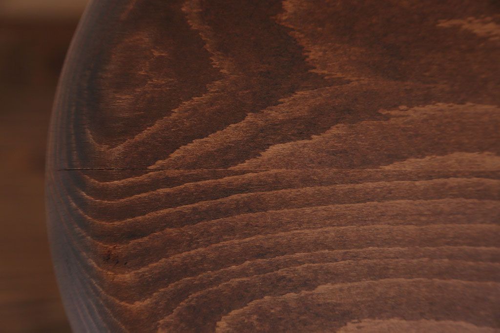 ラフジュ工房オリジナル アイアンペイントスツール(1)(丸椅子、丸イス)