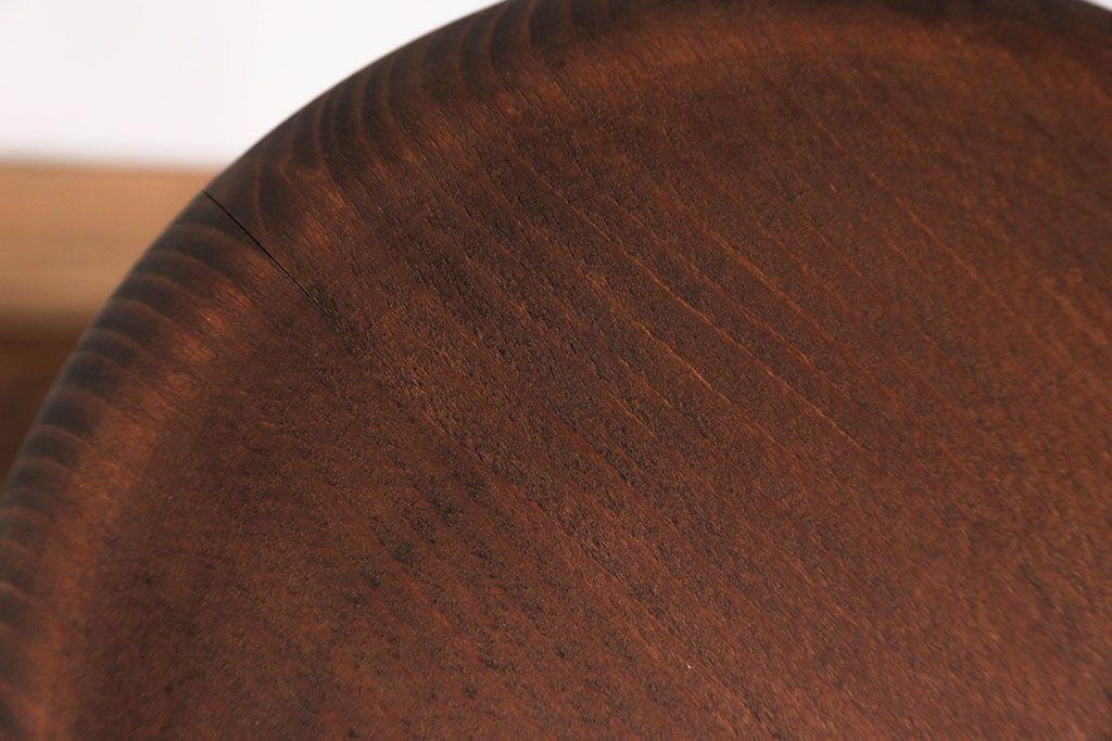 ラフジュ工房オリジナル アイアンペイントスツール(2)(丸椅子、丸イス)