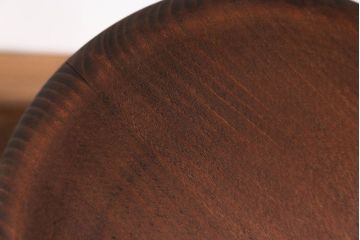 ラフジュ工房オリジナル アイアンペイントスツール(2)(丸椅子、丸イス)