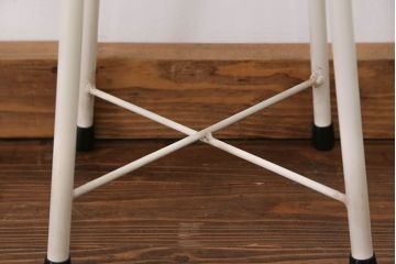 ラフジュ工房オリジナル アイアンペイントスツール(2)(丸椅子、丸イス)