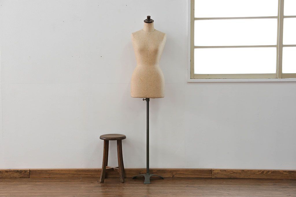 アンティーク雑貨　1960〜70年頃 アンティークトルソー (ハンガー、マネキン)