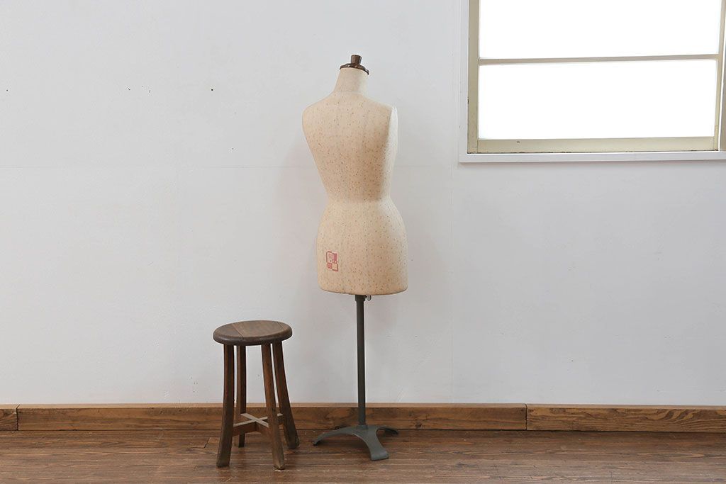 アンティーク雑貨　1960〜70年頃 アンティークトルソー (ハンガー、マネキン)