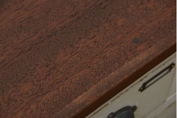 アンティーク家具　アンティークペイント　12杯引き出しローチェスト(ドロワー、ローボード)