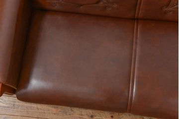 ヴィンテージ家具　ビンテージ　1960〜70年代　おしゃれな2人掛けソファ