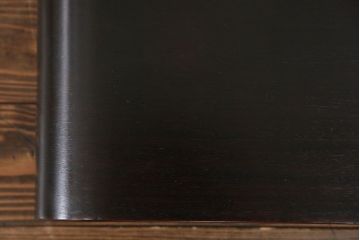 アンティーク雑貨　アンティーク 唐木製の巻き花台 (飾り台)