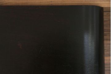 アンティーク雑貨　アンティーク 唐木製の巻き花台 (飾り台)