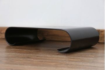 アンティーク雑貨　アンティーク 唐木製の巻き花台 (飾り台)