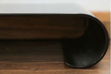 アンティーク雑貨　アンティーク 唐木製の巻き花台 (飾り台)