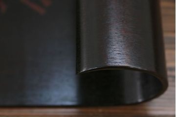 アンティーク雑貨　アンティーク 唐木製の巻き花台 (飾り台)