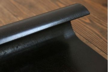 アンティーク雑貨　アンティーク 唐木製の巻き花台 (飾り台)
