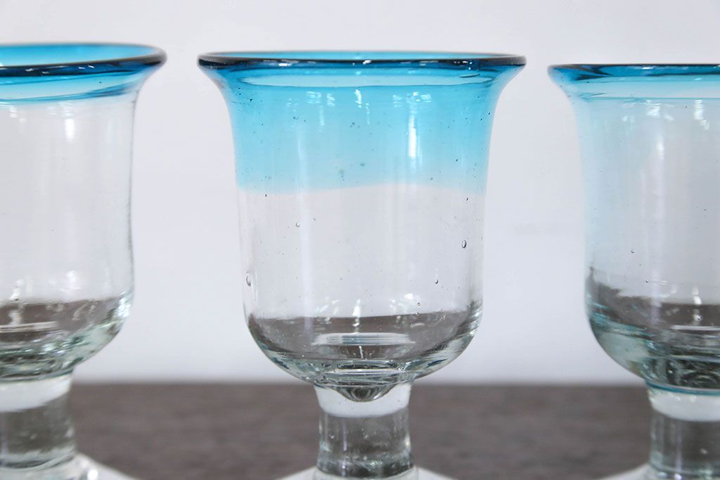 氷コップ　アンティーク ステムガラス デザートガラス 氷コップ ガラス器