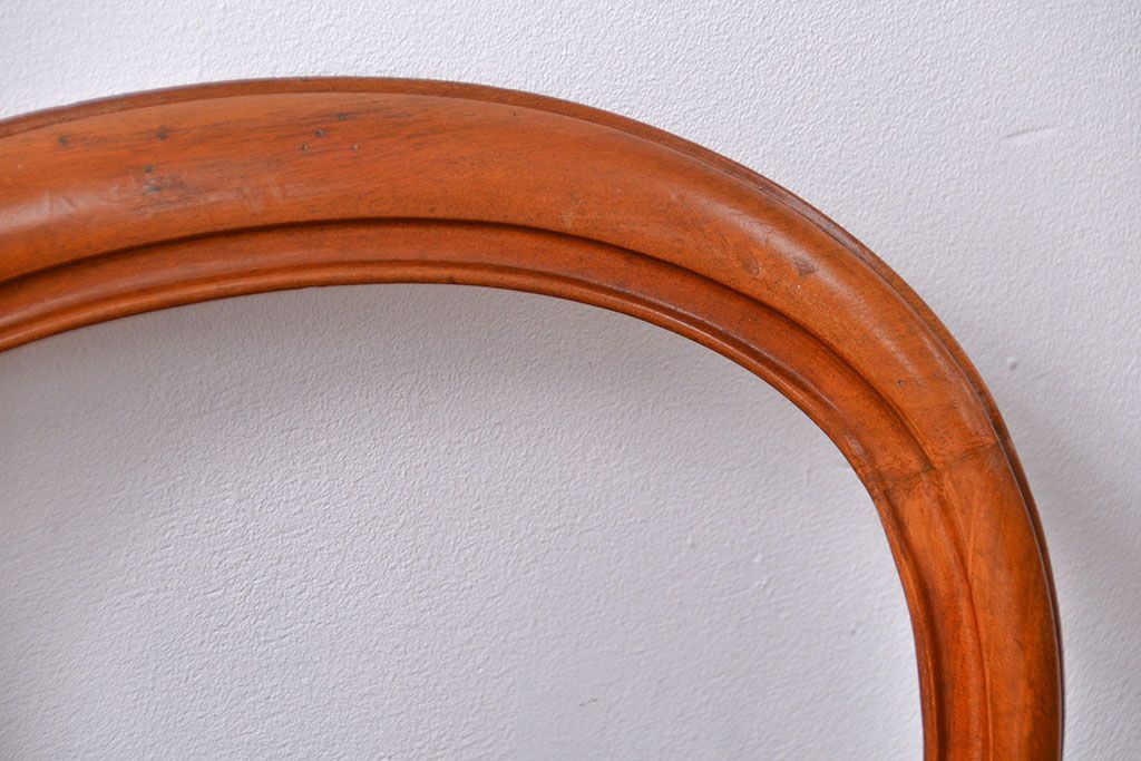 アンティーク家具　フランスアンティーク　マホガニー材!上質なバルーンチェア(1) (椅子、イス)