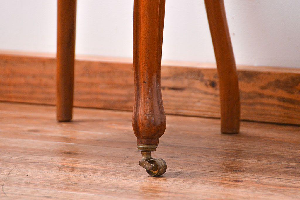 アンティーク家具　フランスアンティーク　マホガニー材!上質なバルーンチェア(1) (椅子、イス)