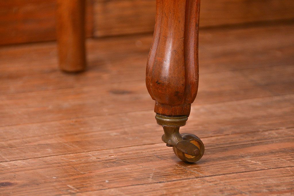 アンティーク家具　フランスアンティーク　マホガニー材!上質なバルーンチェア(1) (椅子、イス)