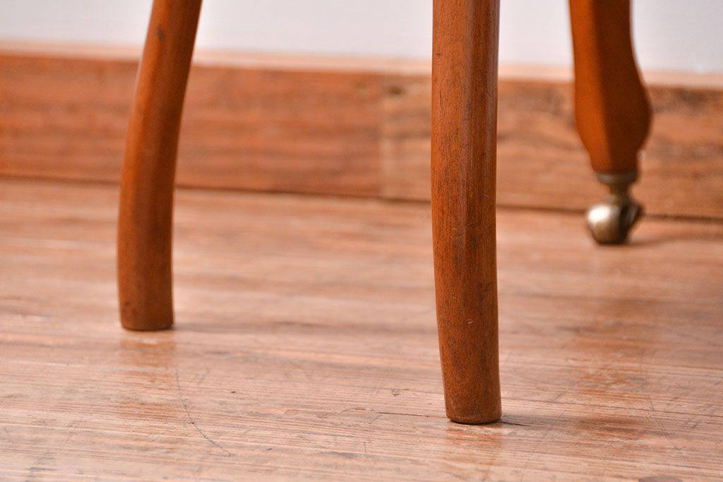 アンティーク家具　フランスアンティーク　マホガニー材!上質なバルーンチェア(1) (椅子、イス)