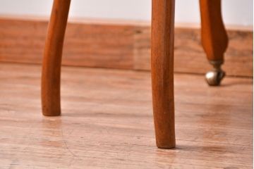 アンティーク家具　フランスアンティーク　マホガニー材!上質なバルーンチェア(1) (椅子、イス)