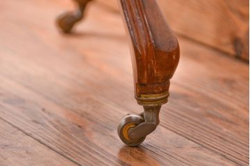 アンティーク家具　フランスアンティーク　マホガニー材!上質なバルーンチェア(2)(椅子・イス)