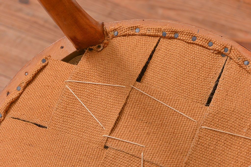 アンティーク家具　フランスアンティーク　マホガニー材!上質なバルーンチェア(2)(椅子・イス)