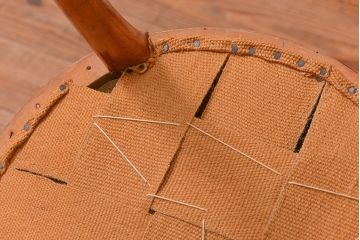 アンティーク家具　フランスアンティーク　マホガニー材!上質なバルーンチェア(2)(椅子・イス)