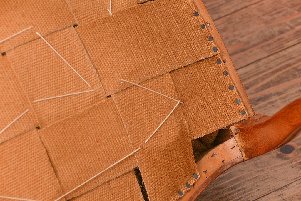 アンティーク家具　フランスアンティーク　マホガニー材!上質なバルーンチェア(2)(椅子・イス)