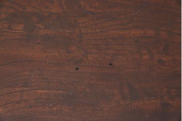 アンティーク家具　古民具・骨董 折り畳み式 古い欅材の使い込まれた角型ちゃぶ台(テーブル、座卓)