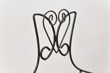 アンティーク雑貨　昭和レトロ 古い洋品店のワイヤスタンドハンガー2点セット(トルソー)