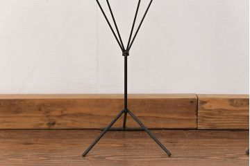 アンティーク雑貨　昭和レトロ 古い洋品店のワイヤスタンドハンガー2点セット(トルソー)