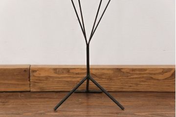 アンティーク雑貨　昭和レトロ 古い洋品店のワイヤスタンドハンガー2点セット(トルソー)