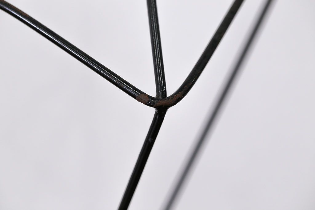 アンティーク雑貨　昭和レトロ 古い洋品店のワイヤスタンドハンガー2点セット(トルソー)