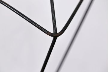 アンティーク雑貨　昭和レトロ 古い洋品店のワイヤスタンドハンガー2点セット(トルソー)