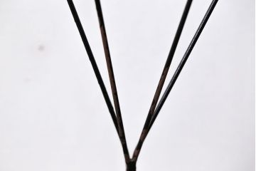 アンティーク雑貨　昭和レトロ 古い洋品店のワイヤスタンドハンガー2点セット(トルソー)