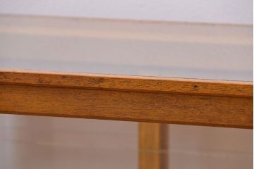 レトロ家具　昭和レトロ　希少なサイズの卓上ガラスケース (ショーケース)