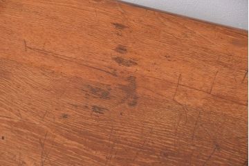 アンティーク家具　アンティークペイント　シンプルな組立て式両袖机 (ニーホールデスク、在宅ワーク、在宅用作業台)