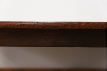 アンティーク家具　古民具・骨董 総欅材の重厚で大振りな角型ちゃぶ台 (テーブル、座卓)