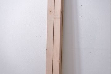 アンティーク　ペンキのはげたシンプルなガラス戸2枚セット (引き戸)