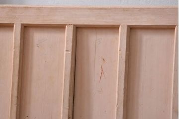 アンティーク　ペンキのはげたシンプルなガラス戸2枚セット (引き戸)