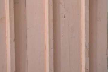 アンティーク　ペンキのはげたシンプルなガラス戸2枚セット (引き戸)