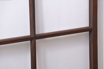 古民具・骨董　厚手でしっかりとしたガラス戸1枚(2) (窓、引き戸)