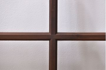 古民具・骨董　厚手でしっかりとしたガラス戸1枚(2) (窓、引き戸)
