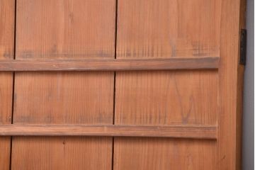 アンティーク　古いレトロな木味の素朴なドア(扉)