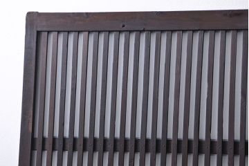 古民具・骨董 古いガラス格子戸2枚セット(和風建具)